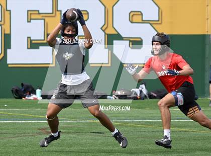 Thumbnail 2 in St. John Bosco vs. Palos Verdes (Battle At The Beach) photogallery.