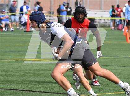 Thumbnail 3 in St. John Bosco vs. Palos Verdes (Battle At The Beach) photogallery.