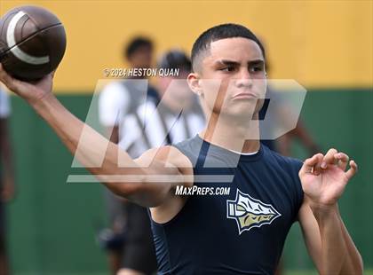 Thumbnail 2 in St. John Bosco vs. Palos Verdes (Battle At The Beach) photogallery.