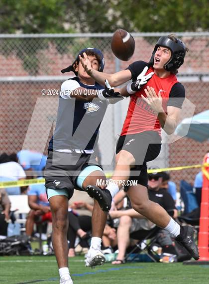 Thumbnail 2 in St. John Bosco vs. Palos Verdes (Battle At The Beach) photogallery.