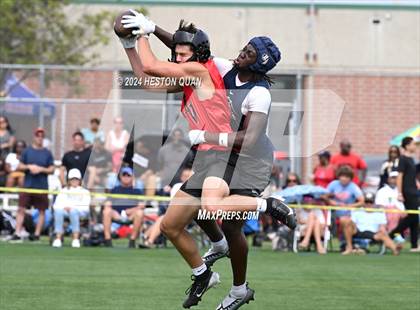 Thumbnail 1 in St. John Bosco vs. Palos Verdes (Battle At The Beach) photogallery.