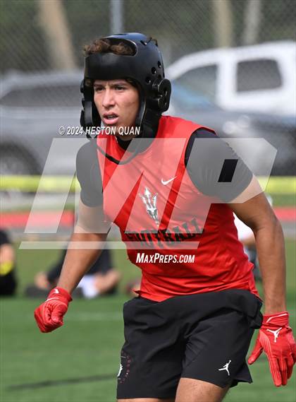 Thumbnail 1 in St. John Bosco vs. Palos Verdes (Battle At The Beach) photogallery.