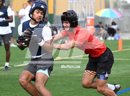 Thumbnail 1 in St. John Bosco vs. Palos Verdes (Battle At The Beach) photogallery.