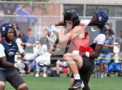 Thumbnail 2 in St. John Bosco vs. Palos Verdes (Battle At The Beach) photogallery.
