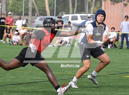 Thumbnail 1 in St. John Bosco vs. Palos Verdes (Battle At The Beach) photogallery.