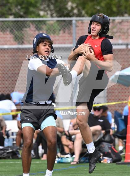 Thumbnail 2 in St. John Bosco vs. Palos Verdes (Battle At The Beach) photogallery.