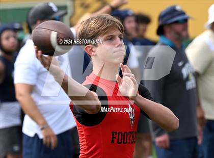 Thumbnail 1 in St. John Bosco vs. Palos Verdes (Battle At The Beach) photogallery.