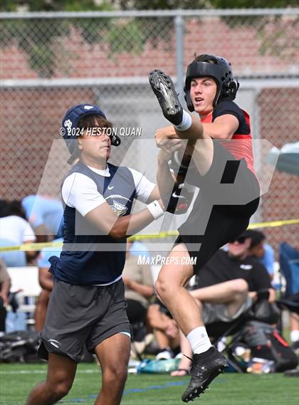 Thumbnail 2 in St. John Bosco vs. Palos Verdes (Battle At The Beach) photogallery.