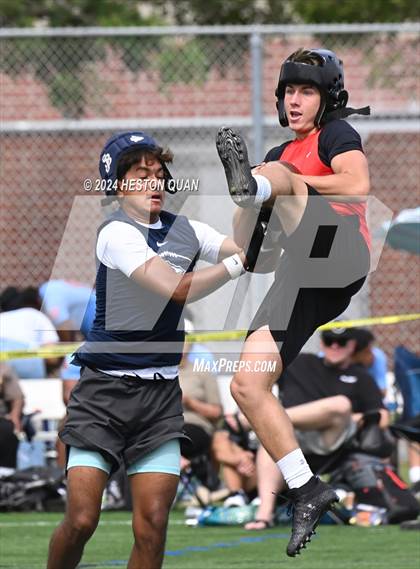 Thumbnail 1 in St. John Bosco vs. Palos Verdes (Battle At The Beach) photogallery.