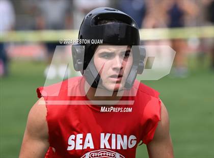 Thumbnail 1 in St. John Bosco vs. Palos Verdes (Battle At The Beach) photogallery.