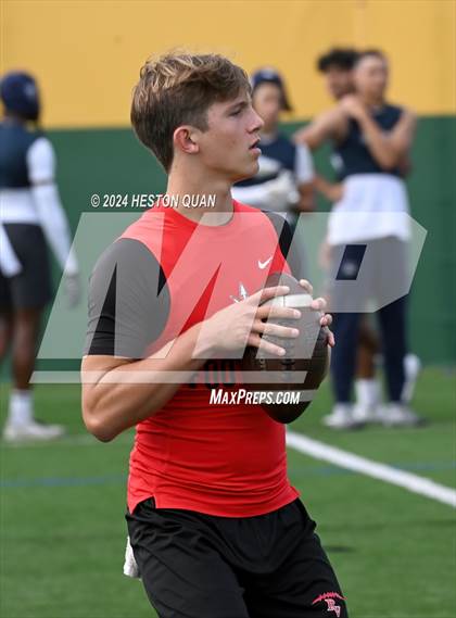 Thumbnail 2 in St. John Bosco vs. Palos Verdes (Battle At The Beach) photogallery.