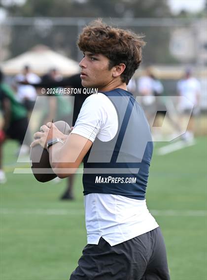 Thumbnail 3 in St. John Bosco vs. Palos Verdes (Battle At The Beach) photogallery.