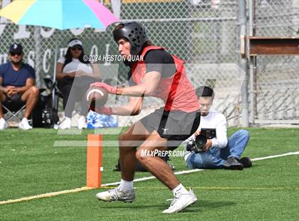 Thumbnail 1 in St. John Bosco vs. Palos Verdes (Battle At The Beach) photogallery.