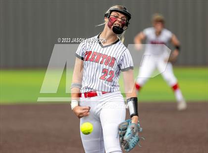 Thumbnail 3 in Trenton @ Muenster (UIL Softball 2A Region 2 Semifinal) photogallery.