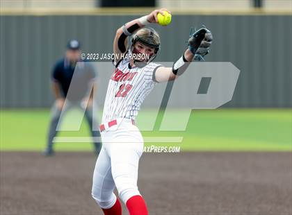 Thumbnail 3 in Trenton @ Muenster (UIL Softball 2A Region 2 Semifinal) photogallery.