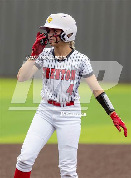 Thumbnail 2 in Trenton @ Muenster (UIL Softball 2A Region 2 Semifinal) photogallery.