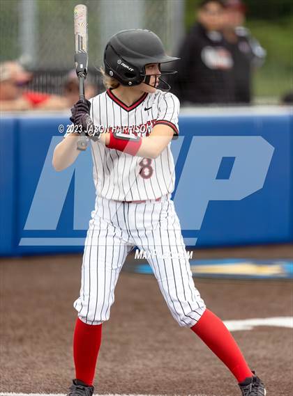 Thumbnail 3 in Trenton @ Muenster (UIL Softball 2A Region 2 Semifinal) photogallery.