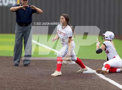 Thumbnail 1 in Trenton @ Muenster (UIL Softball 2A Region 2 Semifinal) photogallery.
