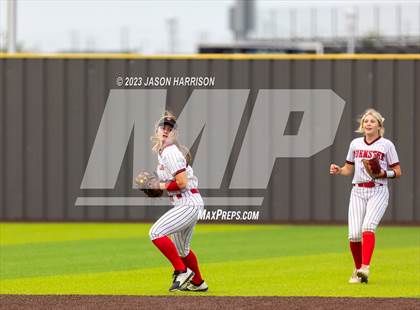Thumbnail 2 in Trenton @ Muenster (UIL Softball 2A Region 2 Semifinal) photogallery.