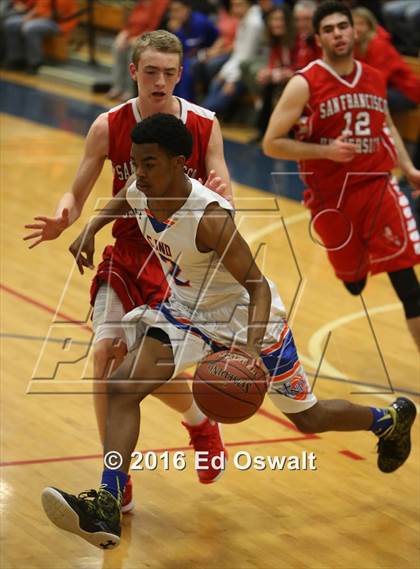 Thumbnail 2 in St. Joseph Notre Dame vs. University (CIF NCS D5 Final) photogallery.