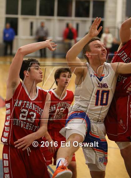 Thumbnail 2 in St. Joseph Notre Dame vs. University (CIF NCS D5 Final) photogallery.
