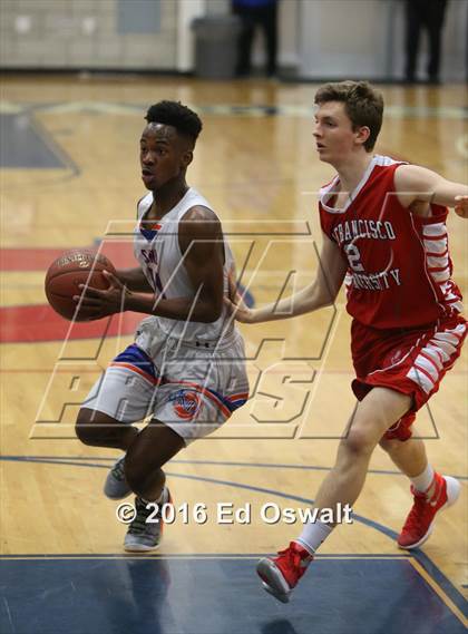 Thumbnail 2 in St. Joseph Notre Dame vs. University (CIF NCS D5 Final) photogallery.