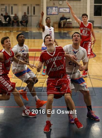 Thumbnail 2 in St. Joseph Notre Dame vs. University (CIF NCS D5 Final) photogallery.