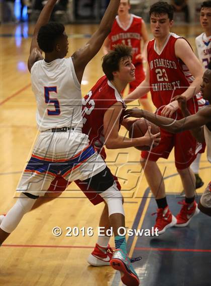 Thumbnail 2 in St. Joseph Notre Dame vs. University (CIF NCS D5 Final) photogallery.
