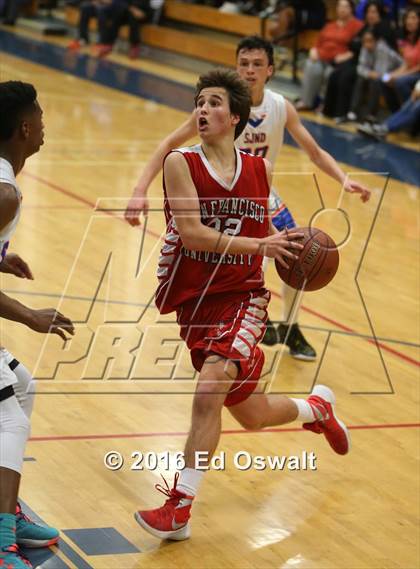 Thumbnail 2 in St. Joseph Notre Dame vs. University (CIF NCS D5 Final) photogallery.