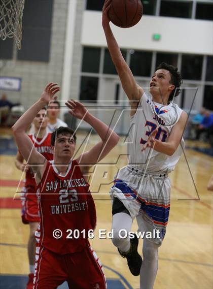 Thumbnail 3 in St. Joseph Notre Dame vs. University (CIF NCS D5 Final) photogallery.