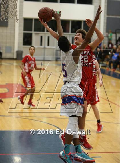 Thumbnail 2 in St. Joseph Notre Dame vs. University (CIF NCS D5 Final) photogallery.