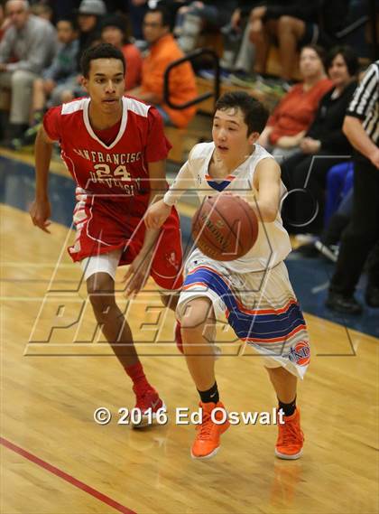 Thumbnail 2 in St. Joseph Notre Dame vs. University (CIF NCS D5 Final) photogallery.