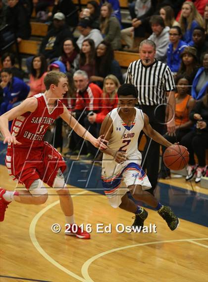 Thumbnail 2 in St. Joseph Notre Dame vs. University (CIF NCS D5 Final) photogallery.