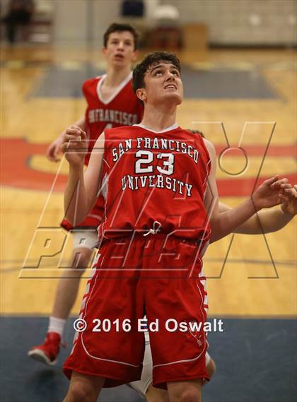 Thumbnail 2 in St. Joseph Notre Dame vs. University (CIF NCS D5 Final) photogallery.