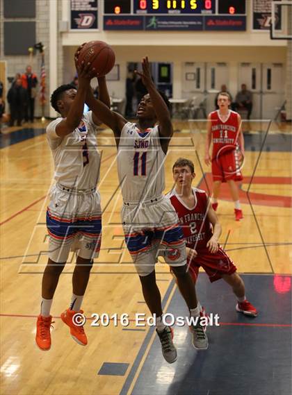 Thumbnail 2 in St. Joseph Notre Dame vs. University (CIF NCS D5 Final) photogallery.
