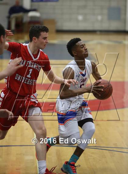 Thumbnail 2 in St. Joseph Notre Dame vs. University (CIF NCS D5 Final) photogallery.
