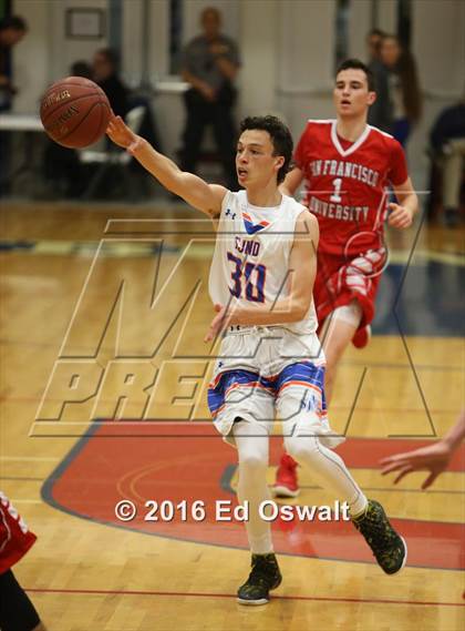 Thumbnail 2 in St. Joseph Notre Dame vs. University (CIF NCS D5 Final) photogallery.