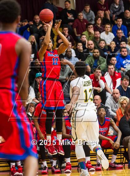 Thumbnail 1 in DeMatha vs. Roselle Catholic (Spalding HoopHall Classic) photogallery.