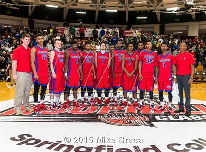 Thumbnail 1 in DeMatha vs. Roselle Catholic (Spalding HoopHall Classic) photogallery.