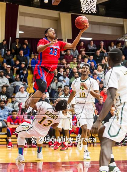 Thumbnail 2 in DeMatha vs. Roselle Catholic (Spalding HoopHall Classic) photogallery.
