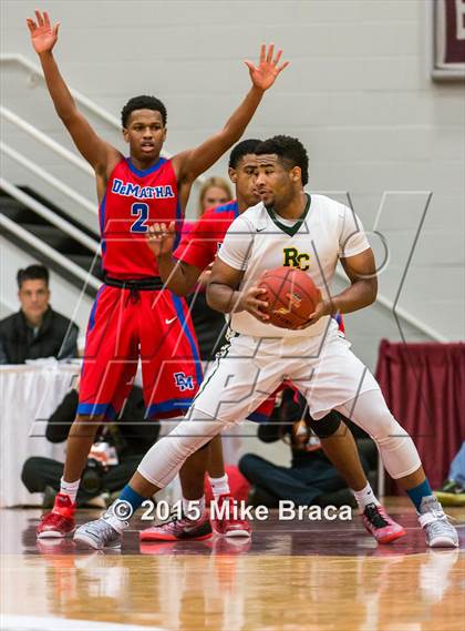 Thumbnail 1 in DeMatha vs. Roselle Catholic (Spalding HoopHall Classic) photogallery.
