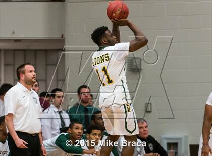 Thumbnail 2 in DeMatha vs. Roselle Catholic (Spalding HoopHall Classic) photogallery.