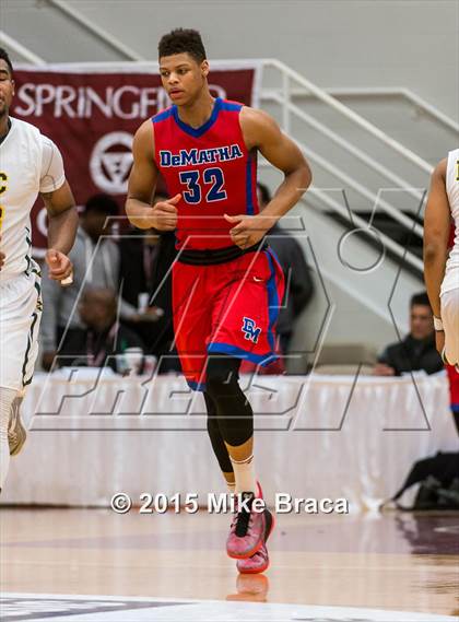Thumbnail 3 in DeMatha vs. Roselle Catholic (Spalding HoopHall Classic) photogallery.
