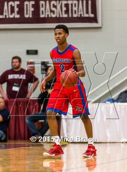 Thumbnail 1 in DeMatha vs. Roselle Catholic (Spalding HoopHall Classic) photogallery.