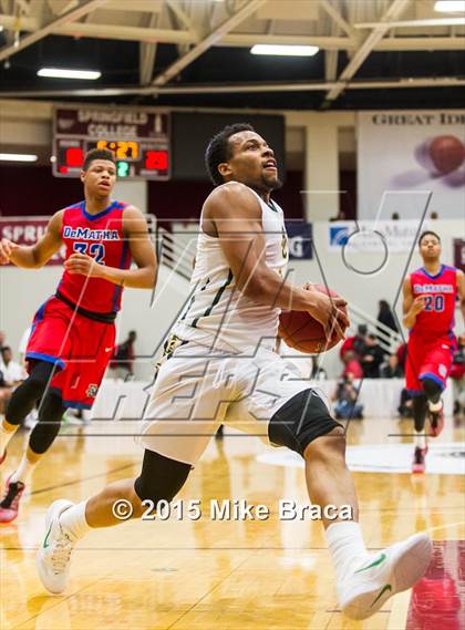 Thumbnail 3 in DeMatha vs. Roselle Catholic (Spalding HoopHall Classic) photogallery.