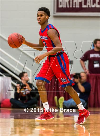 Thumbnail 1 in DeMatha vs. Roselle Catholic (Spalding HoopHall Classic) photogallery.