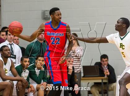 Thumbnail 1 in DeMatha vs. Roselle Catholic (Spalding HoopHall Classic) photogallery.