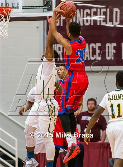 Thumbnail 1 in DeMatha vs. Roselle Catholic (Spalding HoopHall Classic) photogallery.