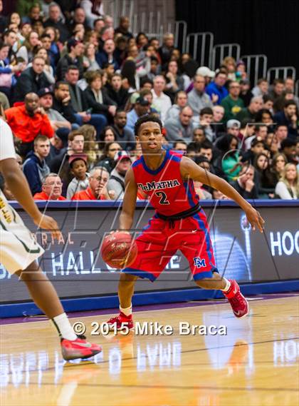 Thumbnail 3 in DeMatha vs. Roselle Catholic (Spalding HoopHall Classic) photogallery.