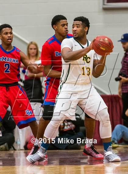 Thumbnail 2 in DeMatha vs. Roselle Catholic (Spalding HoopHall Classic) photogallery.